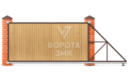 Ворота откатные Came 2200×2500 ЗМК-7050