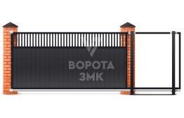 Ворота 2800×2000 откатные ЗМК-7332