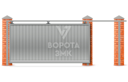 Откатные ворота под ключ 8 метров 8000×3000 ЗМК-8135