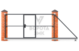 Откатные ворота 12000×2100 ЗМК-8268