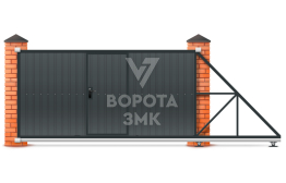Раздвижные ворота Came 1750×2000 ЗМК-7044