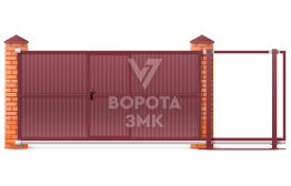 Откатные ворота Came 1980×2100 с приводом ЗМК-7017