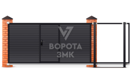 Откатные ворота 2500×3500 ЗМК-7100