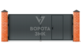 Распашные ворота для дачи 2500×2500 ЗМК-4800