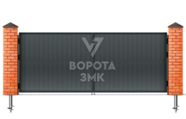 Ворота под профлист 2250×2500 ЗМК-5204