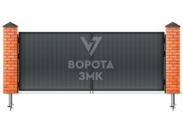 Ворота сэндвич гаражные 2250×3000 ЗМК-5216