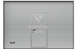 Промышленные ворота 2500×2500 с калиткой ЗМК-4000