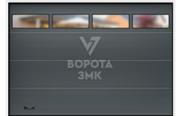 Секционные ворота утепленные 2500×2500 ЗМК-3170