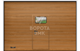 Подъемные ворота 3000×2125 с дверью ЗМК-3226