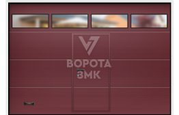 Ворота торсионные секционные 2500×2500 ЗМК-3357